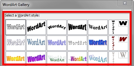 Rotating wordart in microsoft word